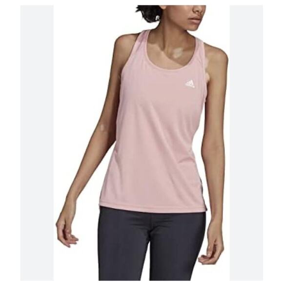 Adidas Primablue Stripe Back Racerback Tank Size Large - Picture 1 of 4